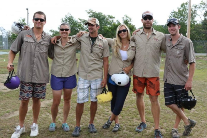 Guides Posing at the 2015 Guide Olympics